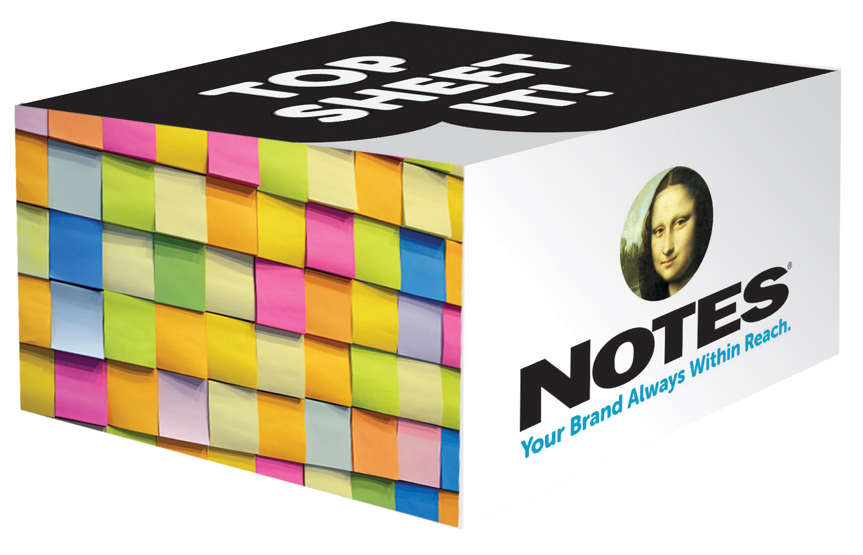 STIK-WITHIT® NOTE CUBE® - HALF SIZE