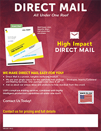 Direct Mail Unbranded Sales Sheet