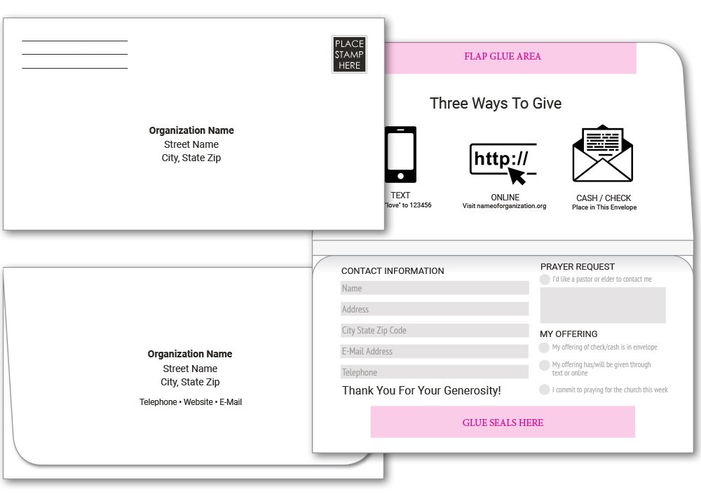 Fundraising Remittance Envelopes