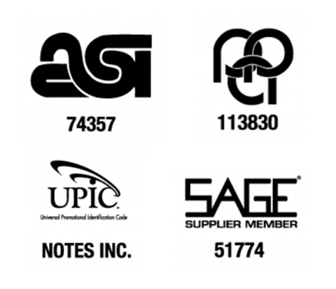 Notes association logos for mobile