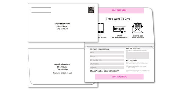 Fundraising Remittance Envelopes