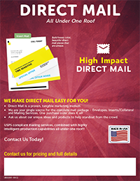 Unbranded Sales Sheet Direct Mail