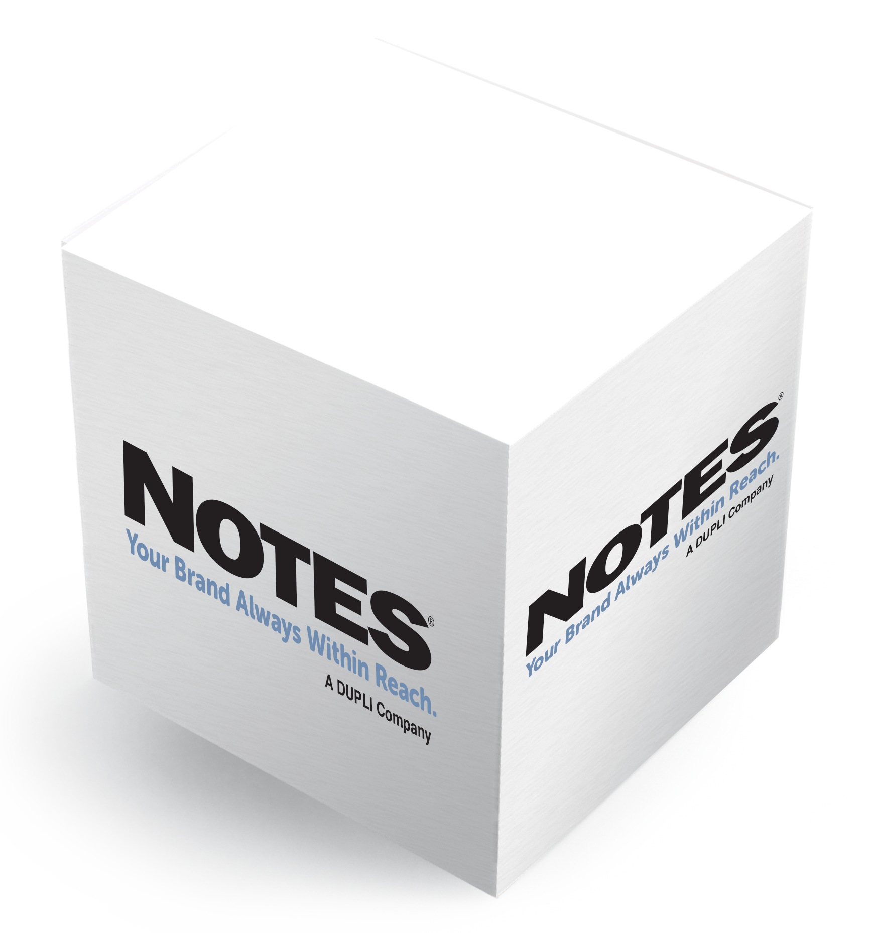 non-adhesive note cube full-size